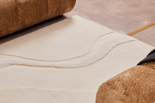 Close up of a rug