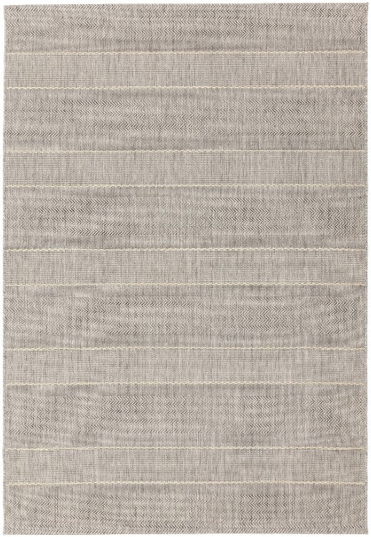 Patio Beige Stripe Outdoor Rug
