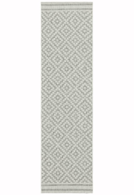 Patio Diamond Grey Outdoor Rug