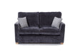 Piper 2 Seater Fabric Sofa Bed Charcoal