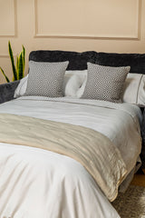 Piper 2 Seater Fabric Sofa Bed Charcoal