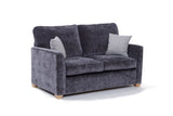 Piper 2 Seater Fabric Sofa Bed Charcoal