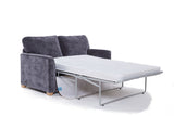 Piper 2 Seater Fabric Sofa Bed Charcoal