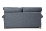 Poppy 3 Seater Fabric Sofa Bed Blue