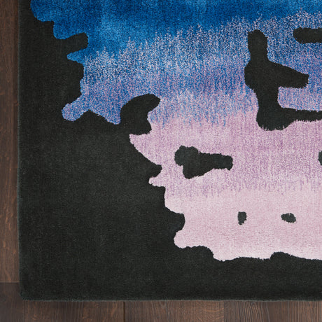 Prismatic Rug PRS23 Black Multicolour