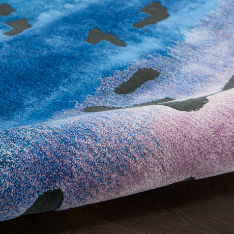 Prismatic Rug PRS23 Black Multicolour
