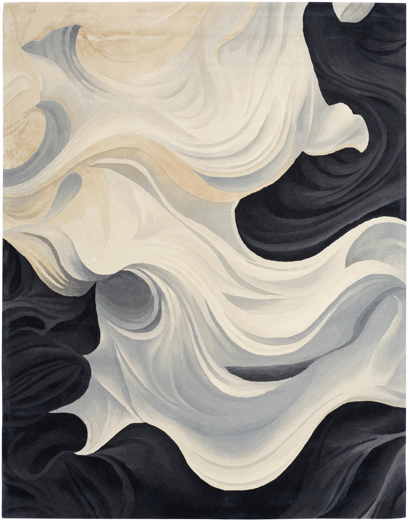 Prismatic Rug PRS41 Ivory Black