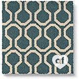 Quirky Honeycomb - Duck Egg 7110