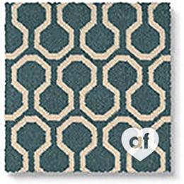 Quirky Honeycomb - Duck Egg 7110