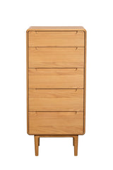 Remington 5 Drawer Tall Chest with Mirror