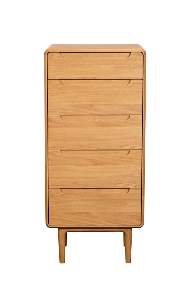 Remington 5 Drawer Tall Chest with Mirror