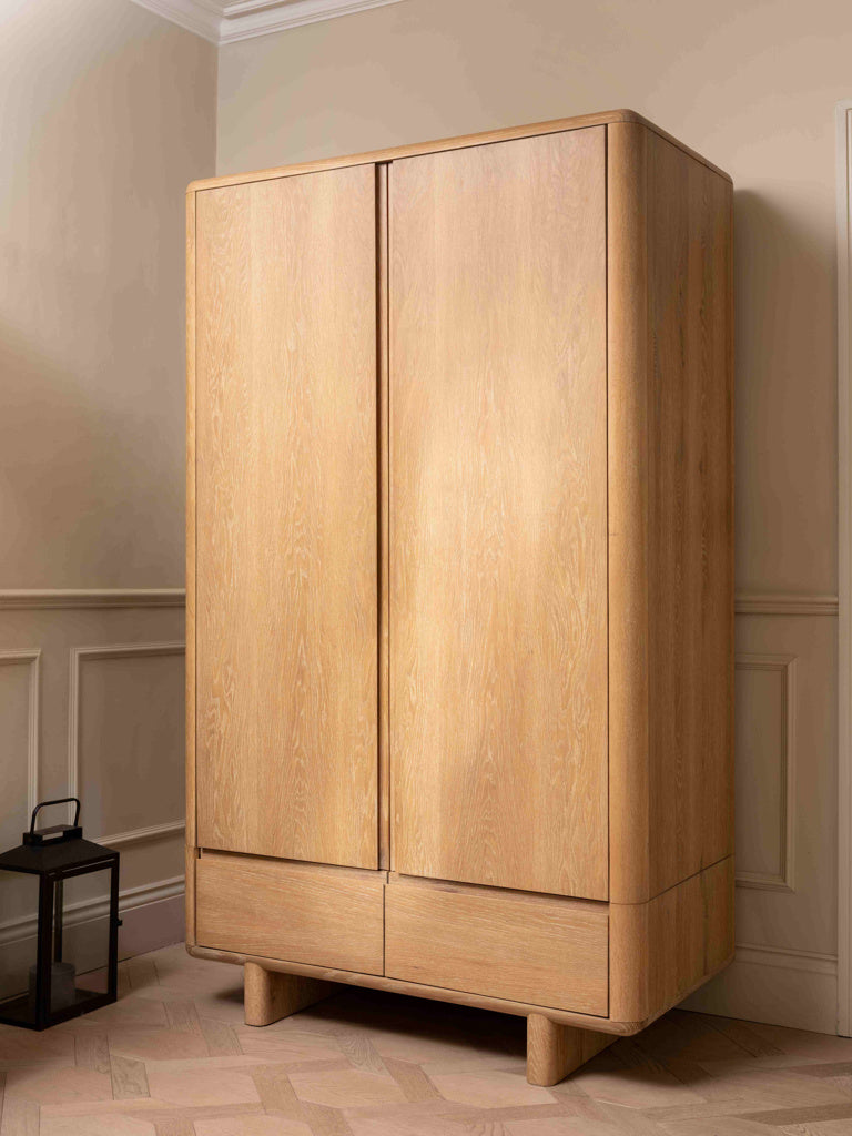 Rowan Double Wardrobe Oak