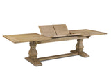 Sannita Rectangular Extending Dining Table Vintage Oak