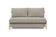 Selena 2 Seater Fabric Sofa Bed Kenya Gravel