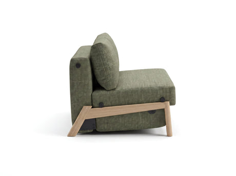 Selena 2 Seater Fabric Sofa Bed Olive Green