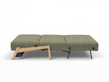 Selena 2 Seater Fabric Sofa Bed Olive Green