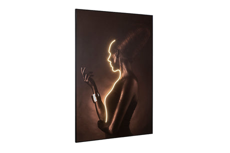 Silueta LED Light Wall Art