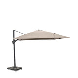 Taupe Glow Garden Parasol and Base