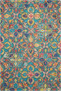 Vibrant VIB08 Teal Rug