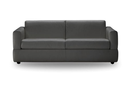 Visconti 3 Seater Leather Sofa Bed Anthracite