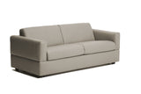 Visconti 3 Seater Leather Sofa Bed Dark Grey