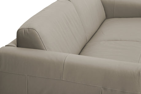Visconti 3 Seater Leather Sofa Bed Dark Grey