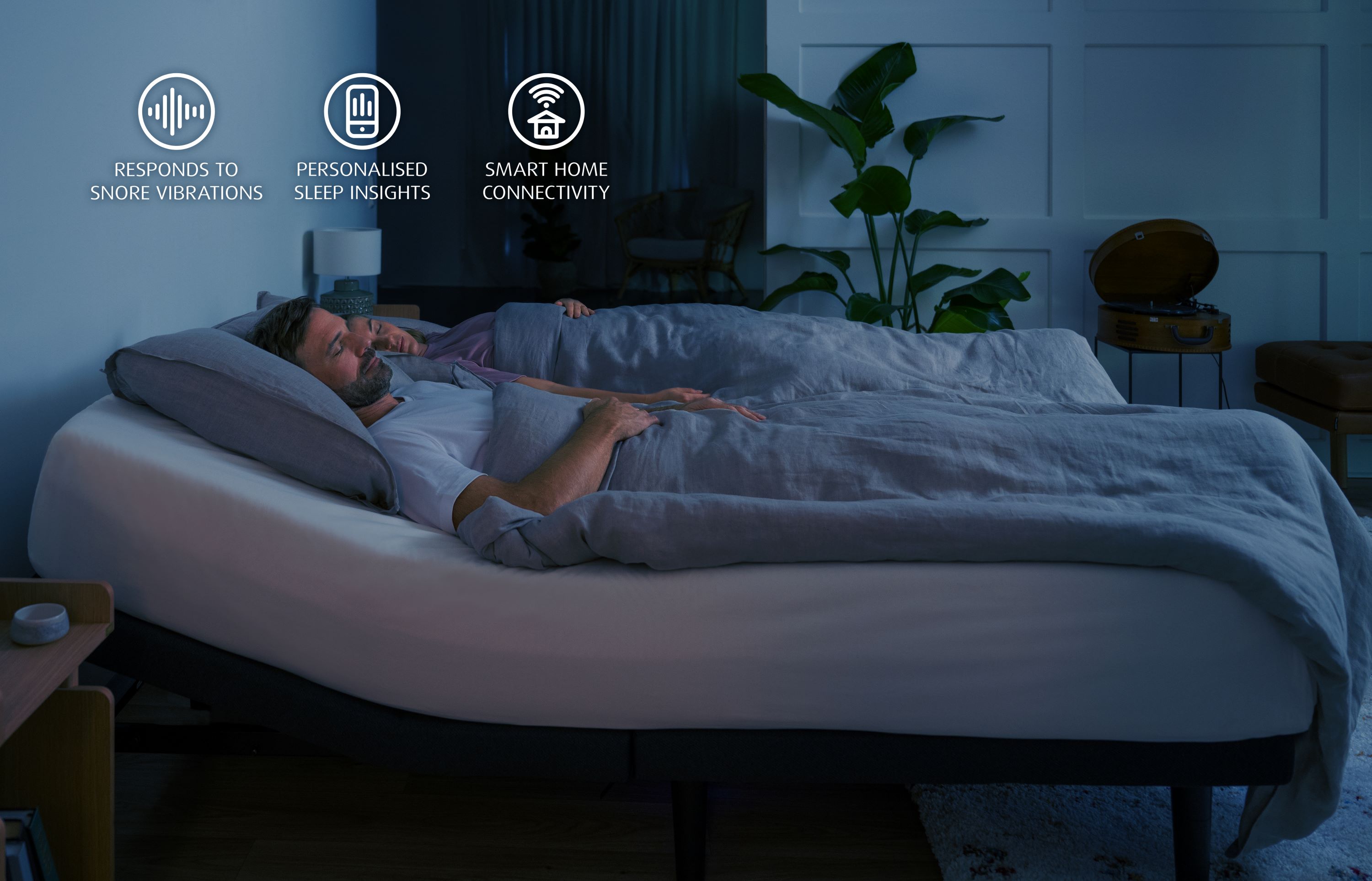 TEMPUR Ergo Smart Base - The Smart Response to Snoring