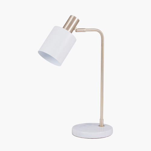 White and Gold Lamp