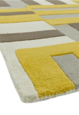 Matrix Rug Code Yellow