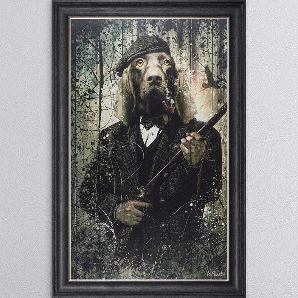 Shooting Spaniel Framed Wall Art