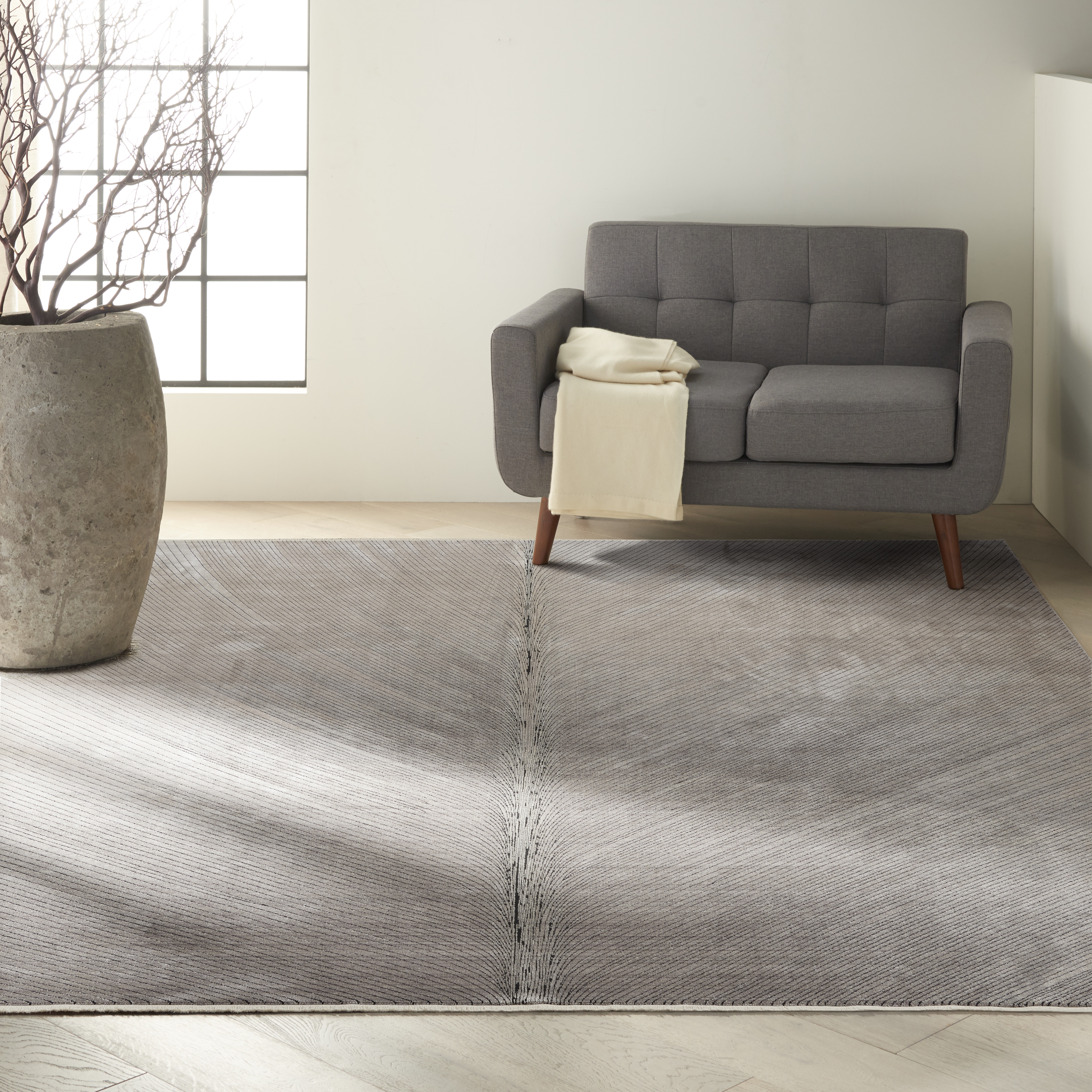 Calvin Klein Balian CK50 Silver Grey Rug
