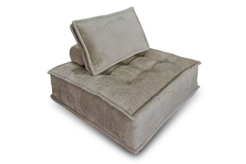 Fable Lounge Chair Glam Block Natural