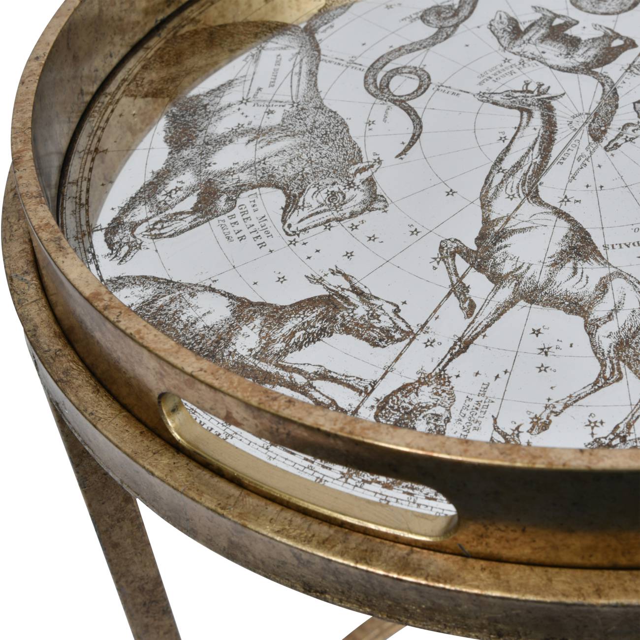 Constellation Map Side Tables (Set of 2)