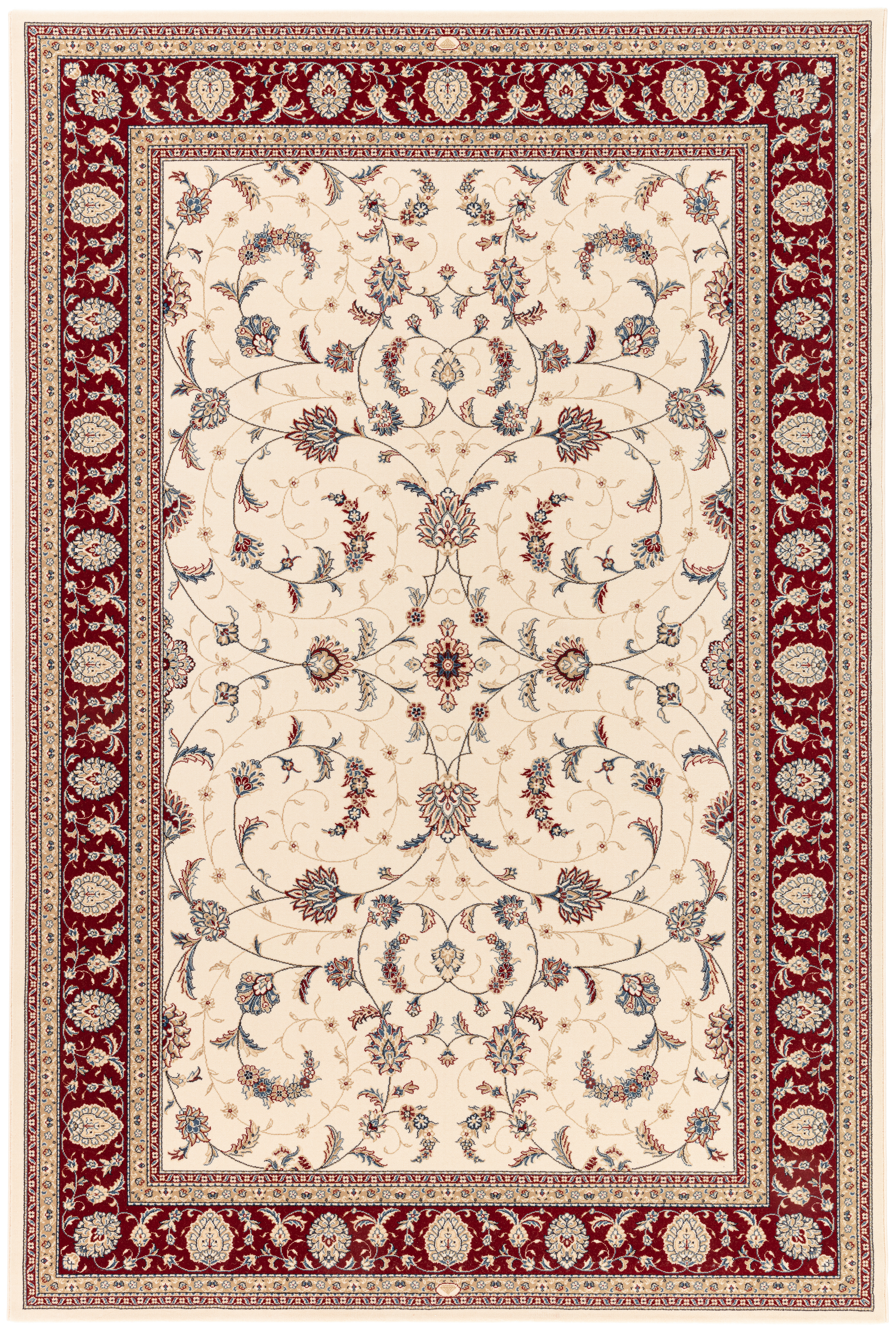 Ballyfin Cream Red Rug