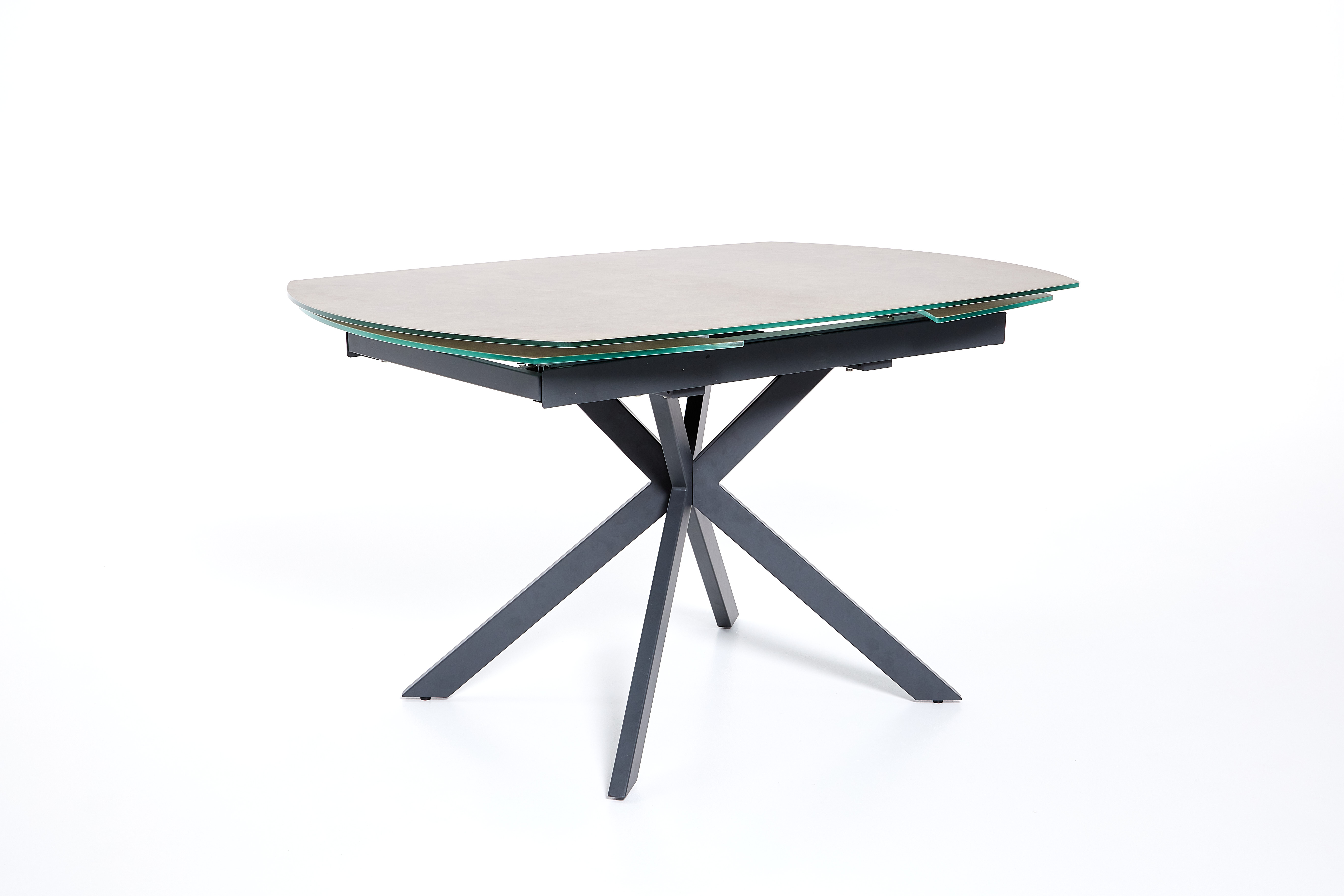 Tietro 140-200cm Extend Dining Table and 4 Grey Carter Dining Chairs - Bundle Deal