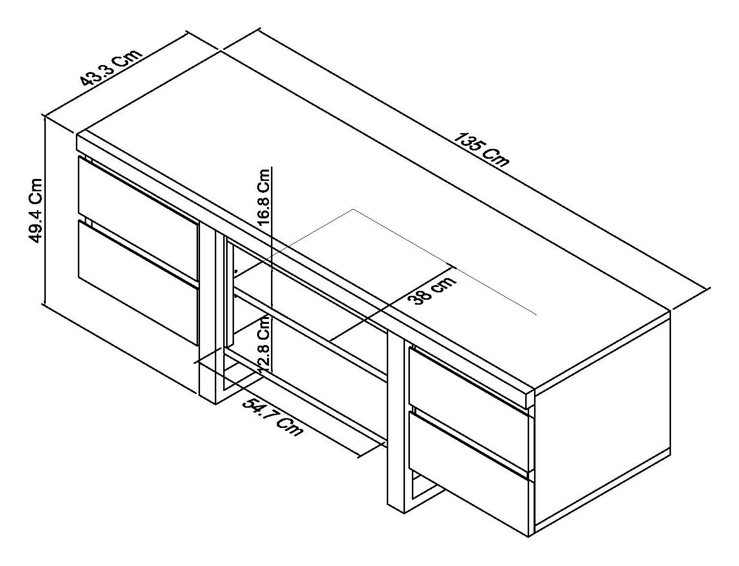 Eden Wide Entertainment Unit