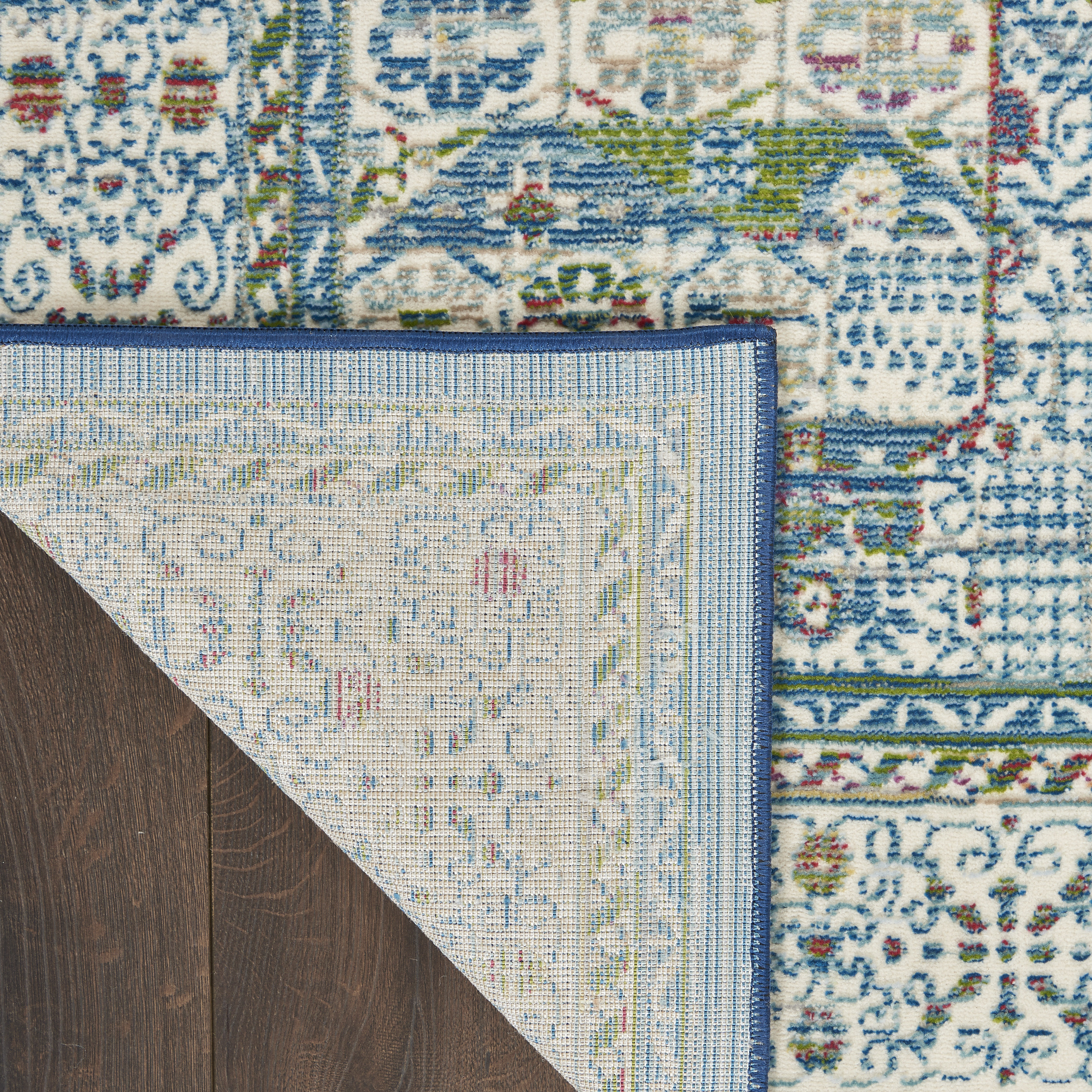 Ankara Global Rug ANR17 Ivory Teal