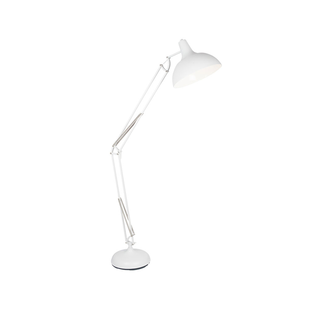 Alonzo Matte White Floor Lamp