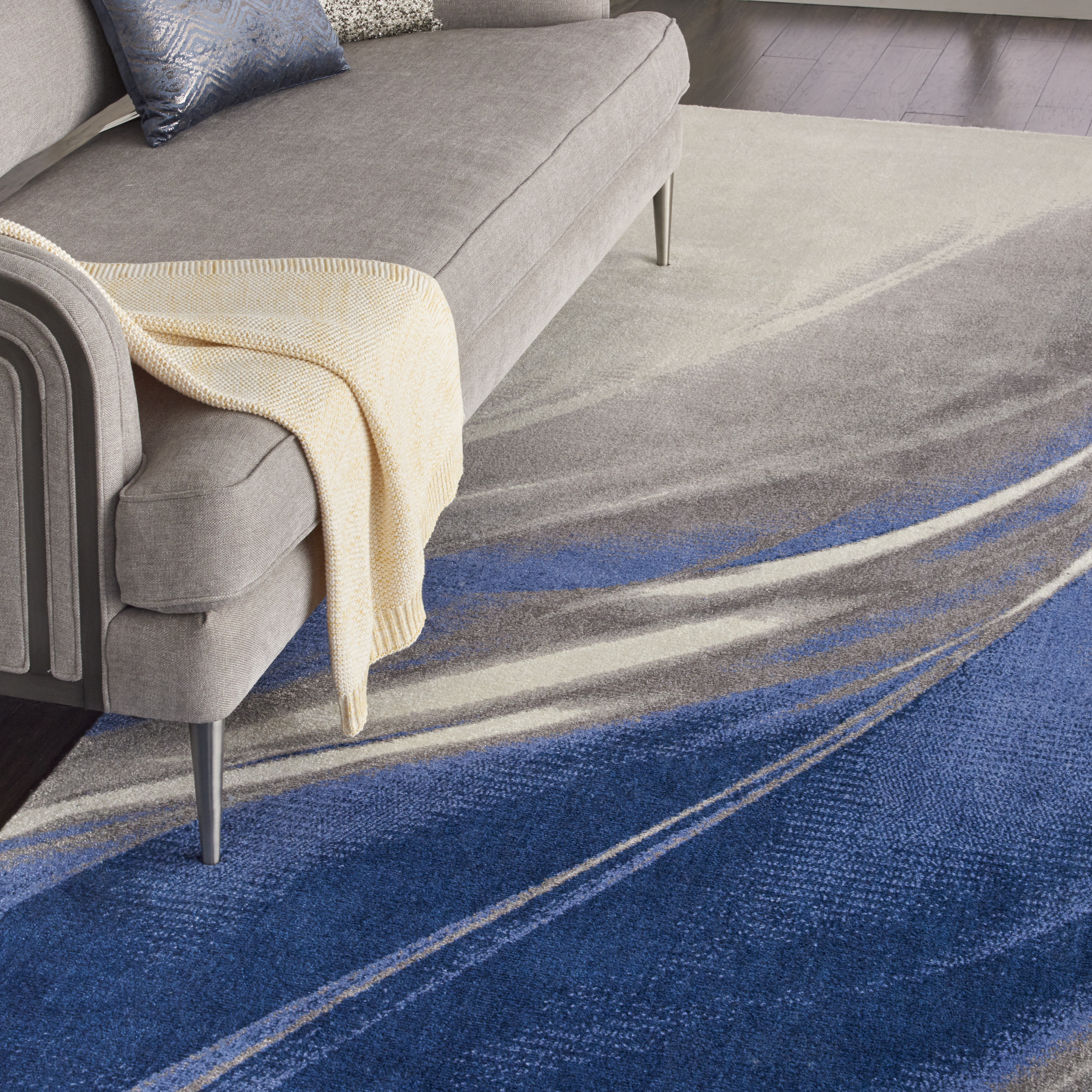 Twilight TWI28 Ivory Grey Blue Rug