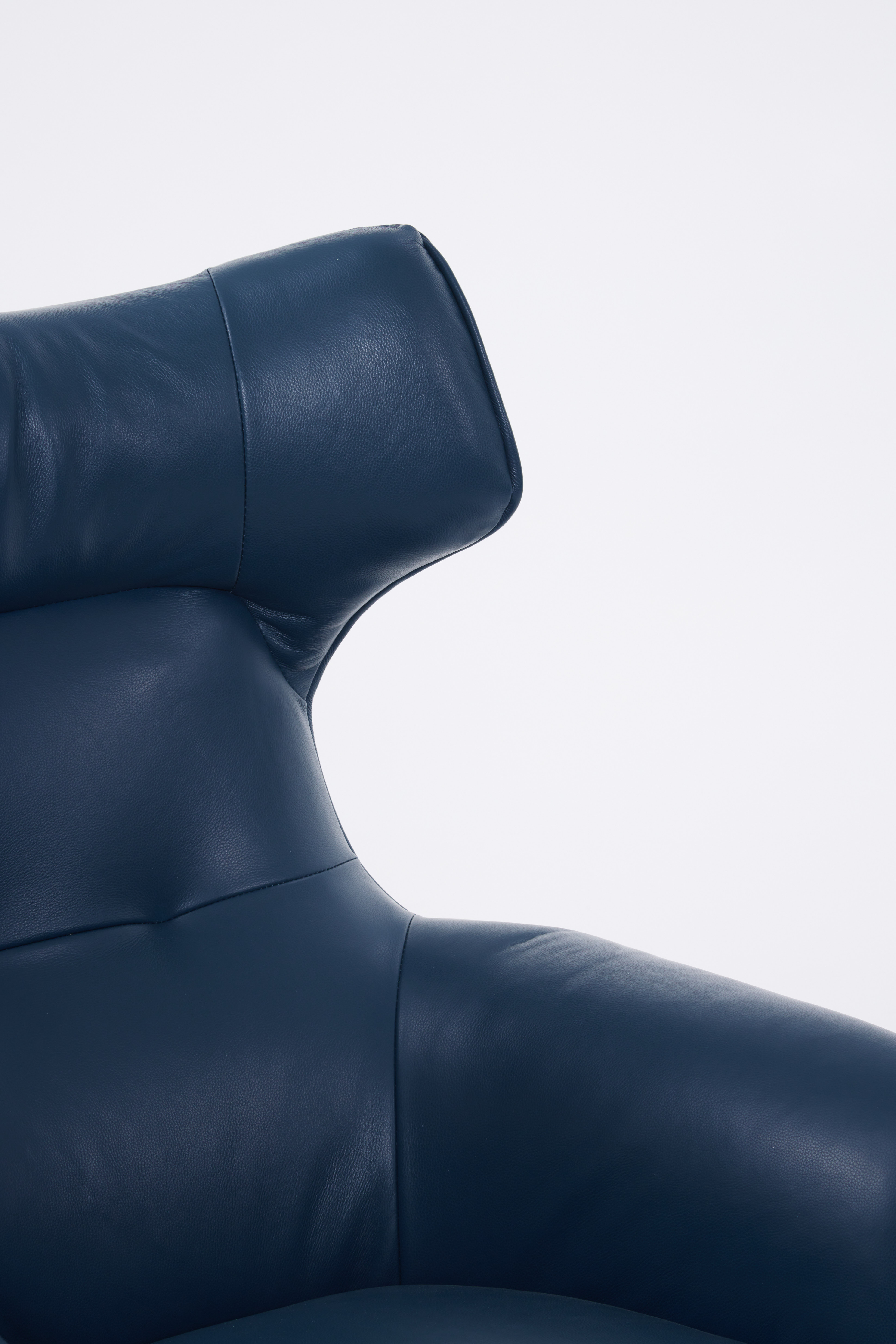 Flavio Swivel Chair Petrol Blue
