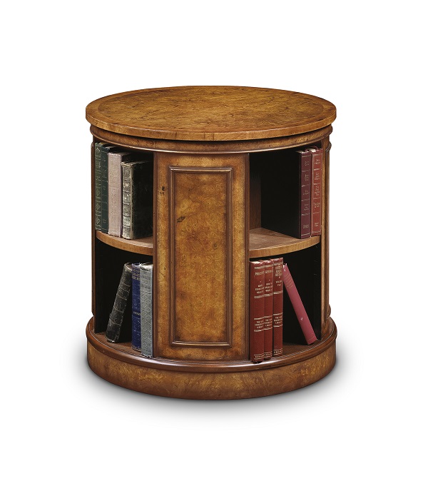 Vintage Walnut Revolving End Table | IT0183184