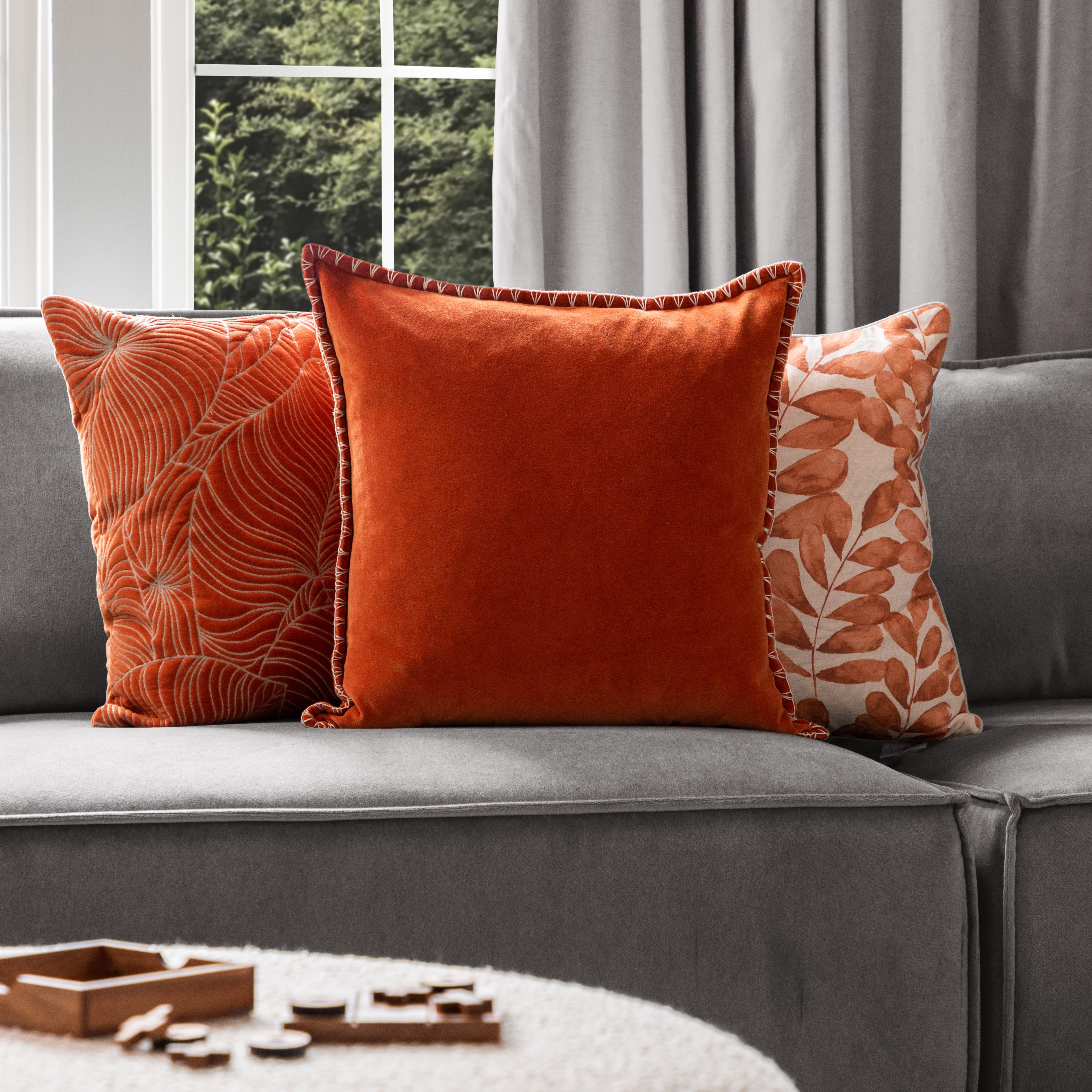 Stitch Sunset Cushion