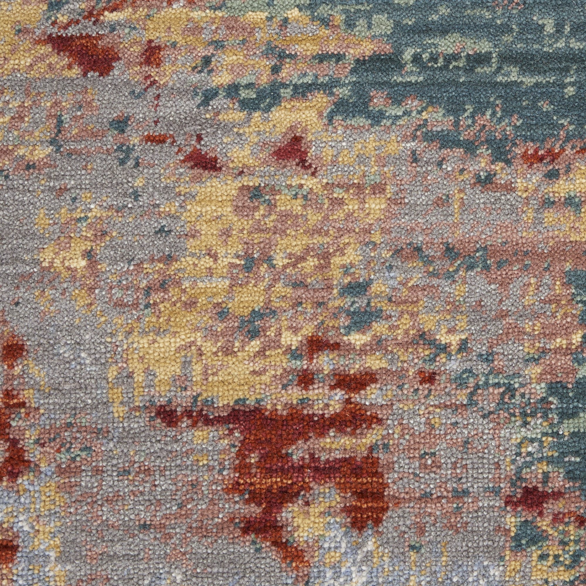 Artworks ATW03 Silver Grey Yellow Rug