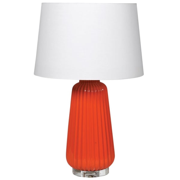 Ceramic Orange Lamp