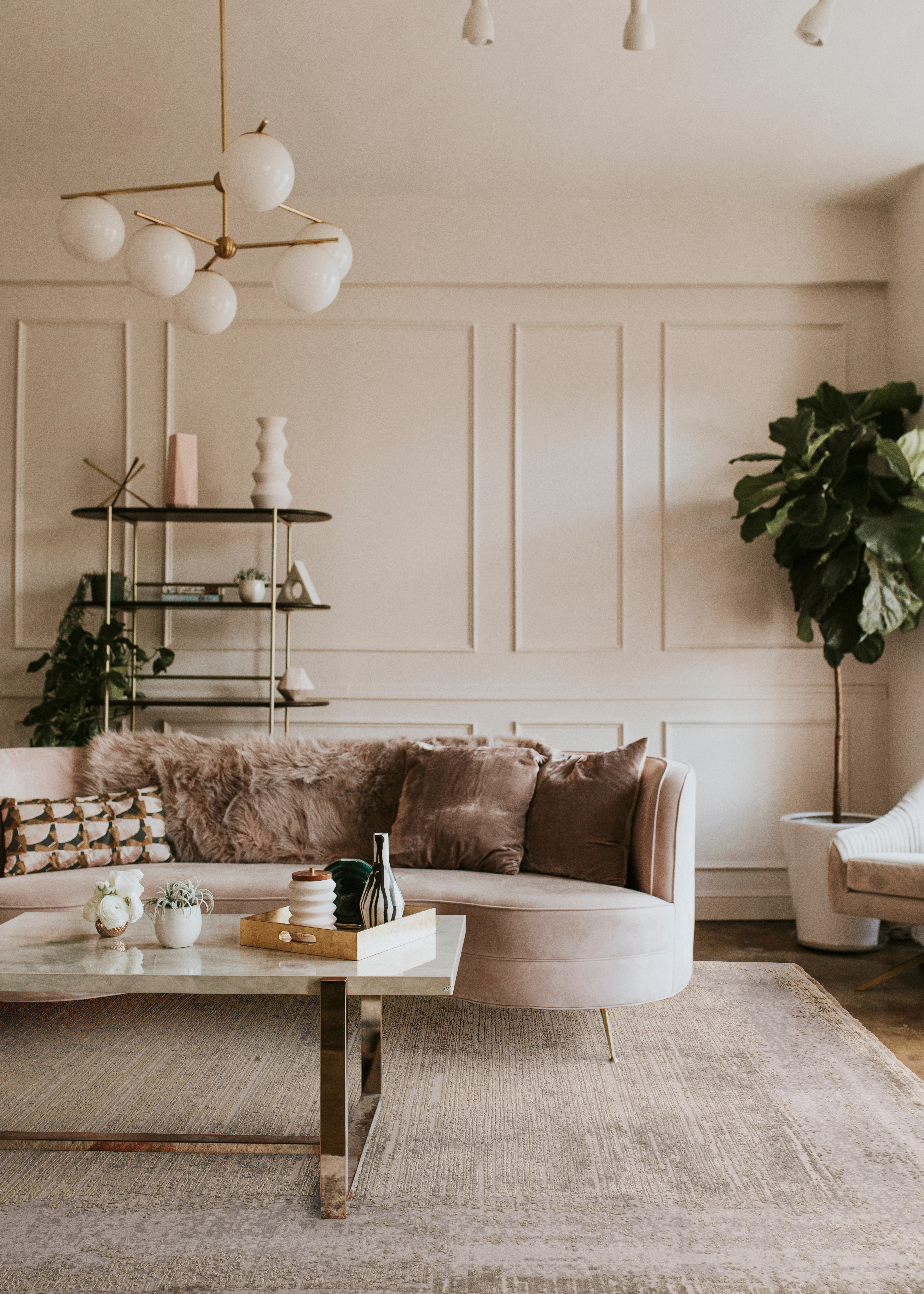 Elodie Rug Champagne/Gold