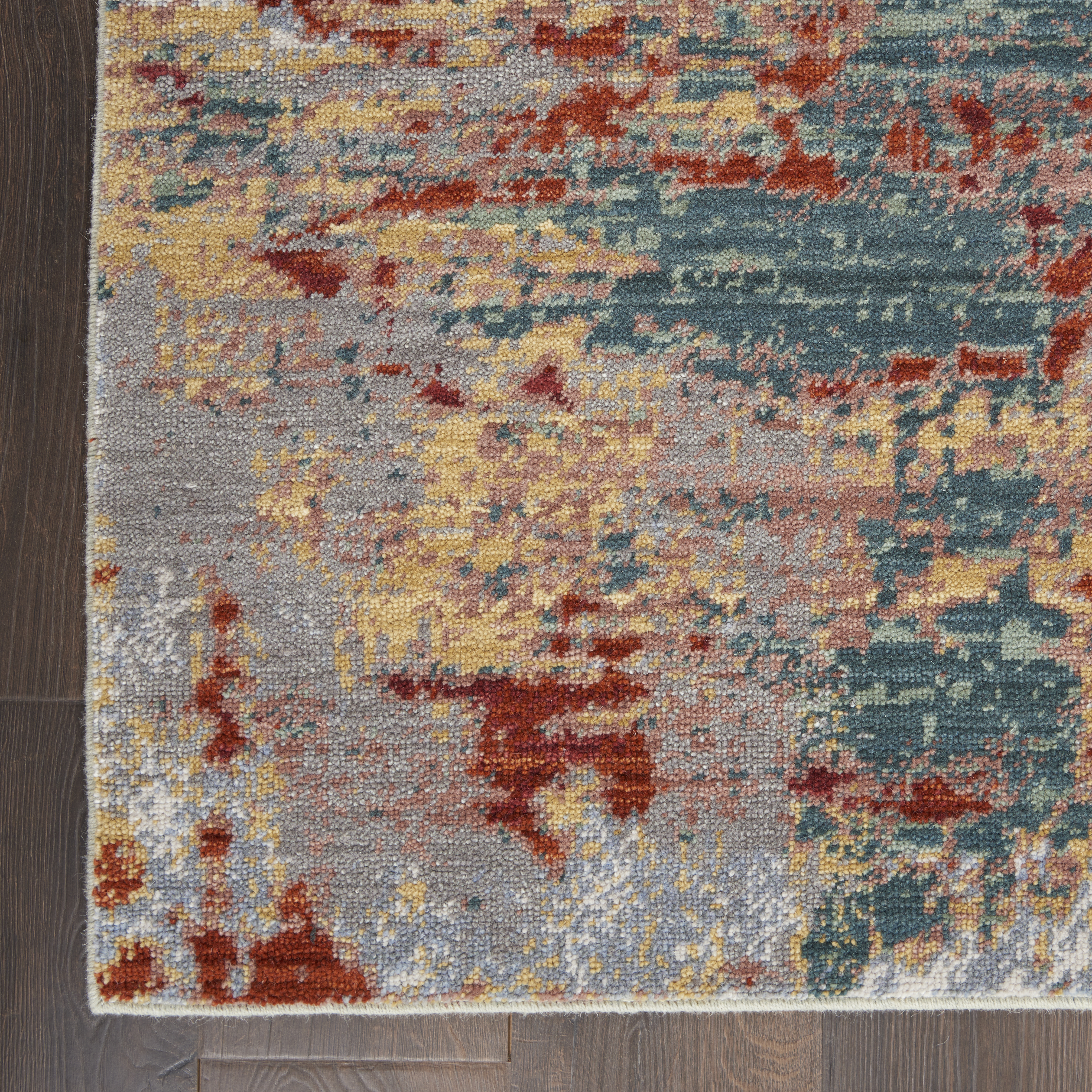 Artworks ATW03 Silver Grey Yellow Rug