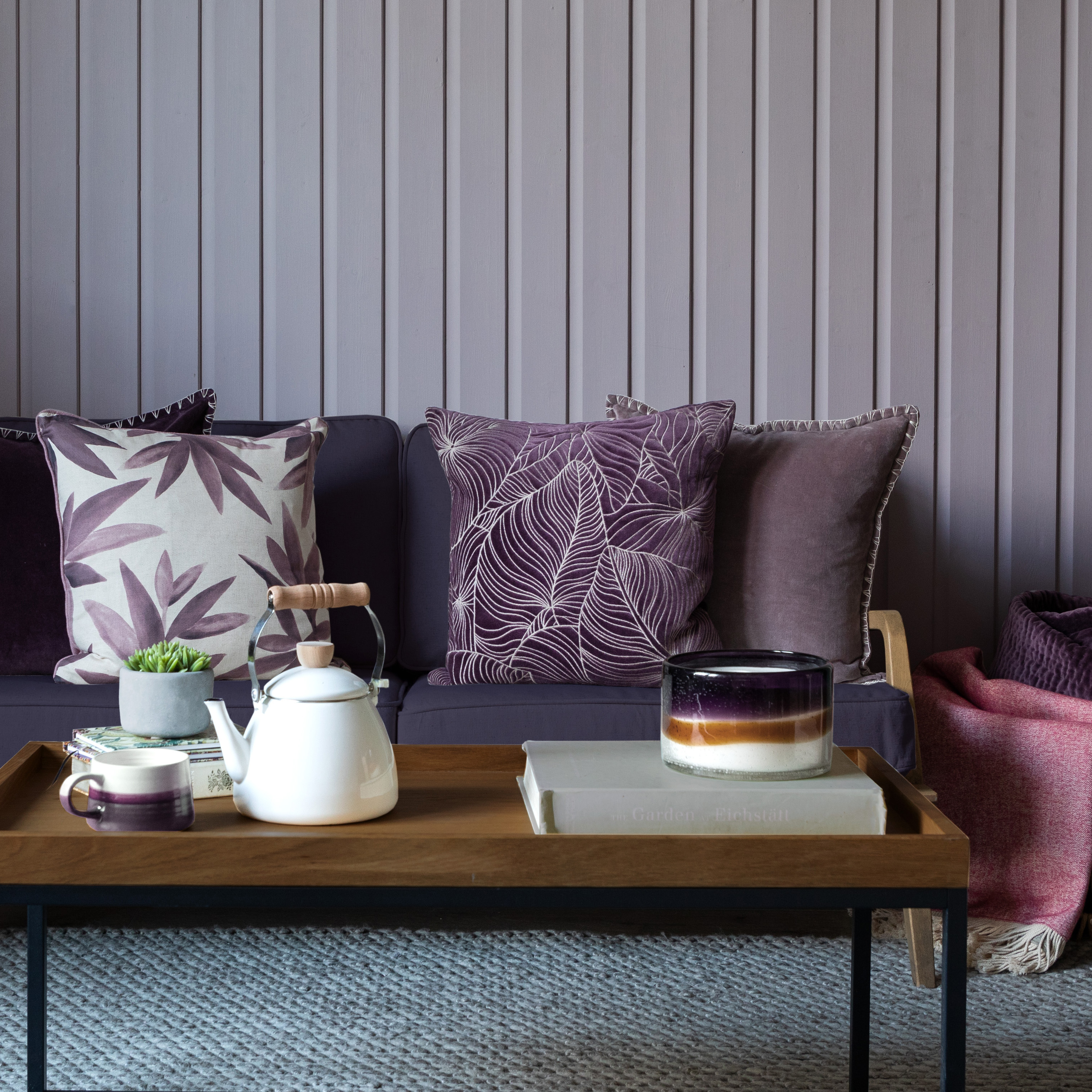 Taro Plum Cushion