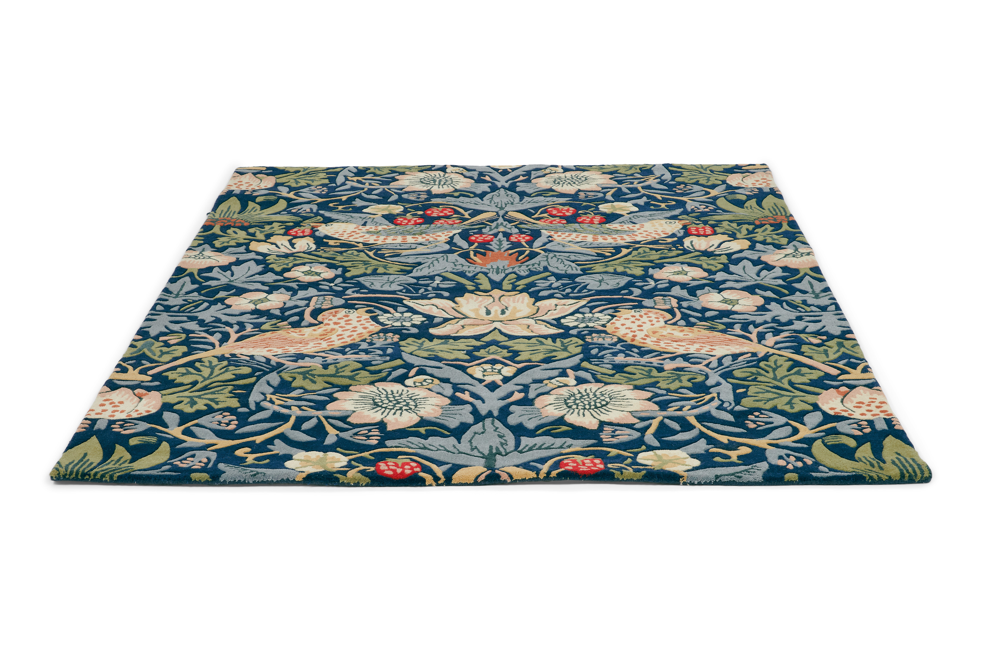 Strawberry Thief Rug Indigo
