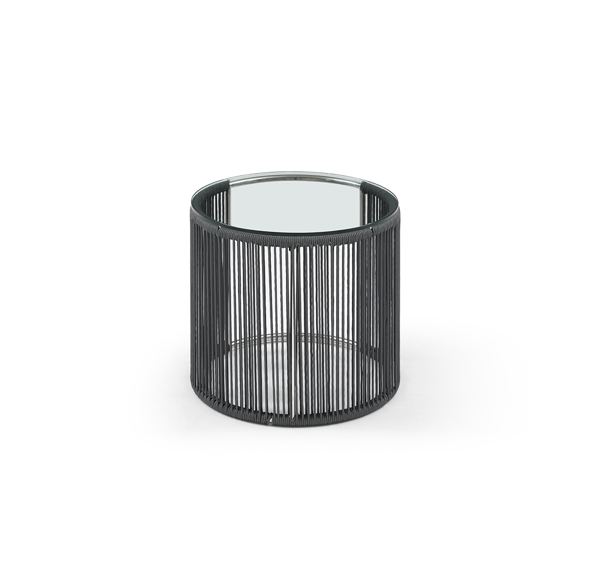 Verity Glass Top Lamp Table