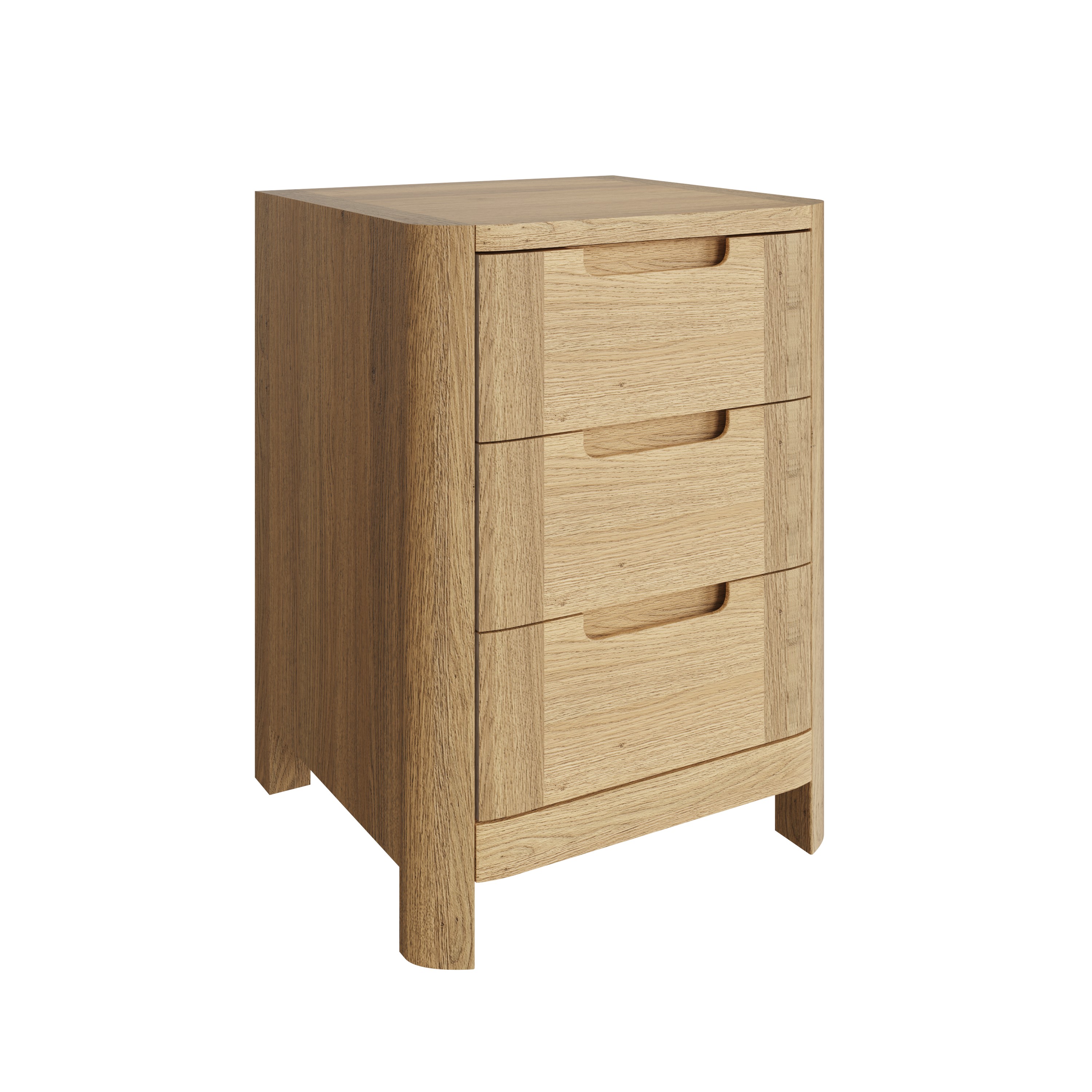 Elliot 3 Drawer Bedside Chest